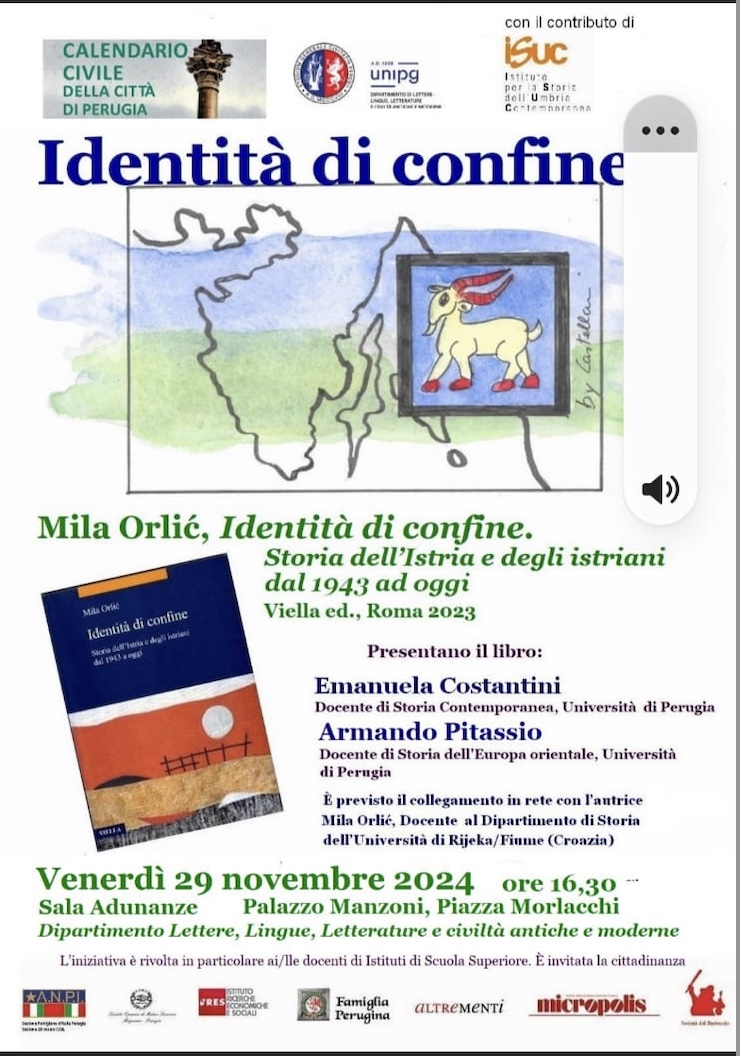 Identità di confine - venerdì 29 novembre ore 16,30